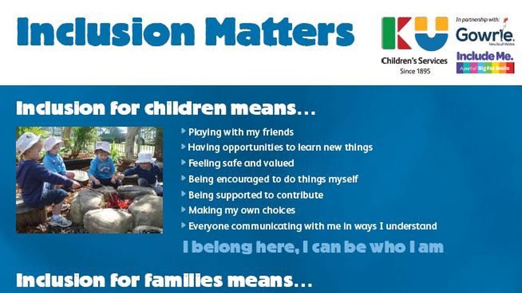 Inclusion Matters Poster