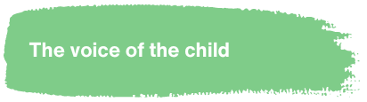 The voice of the child